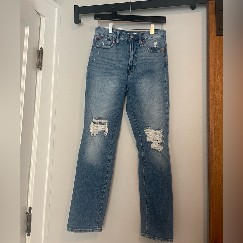 Madewell The Perfect Vintage Jean Size 26. Distressed High Rise.